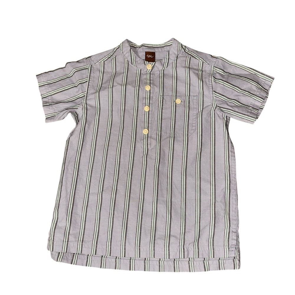 Tea Collection Boy's Size 5 Striped Shirt